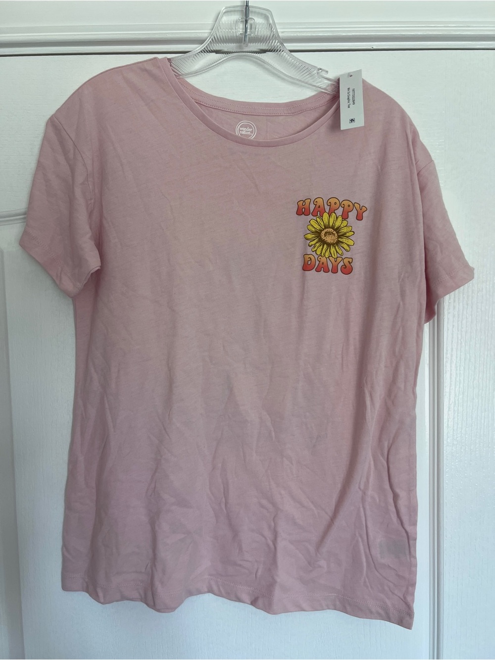 wonder nation Pink Sun Flower Graphic Tee